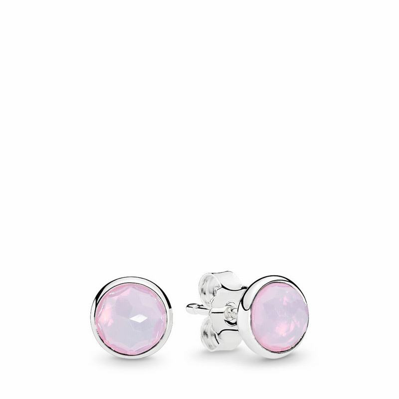 Pandora October Droplets Stud Earrings Silver Egypt CR6413507